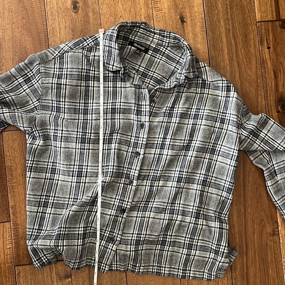 MADEWELL Flannel Westlake Shirt in Dubin Plaid in Size XS - Picture 10 of 10